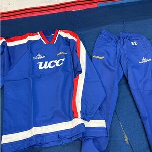Le Coq Sportif Blue Tracksuit Set